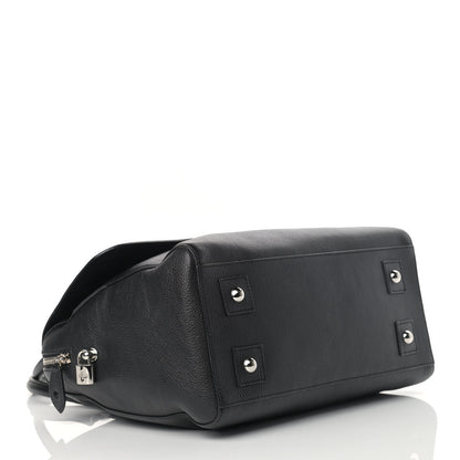 Mulberry Glossy Goatskin Medium Del Rey Satchel Black 4 of 14
