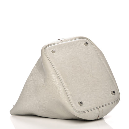 Hermes Taurillon Clemence Picotin 22 MM Gris Perle 4 of 11
