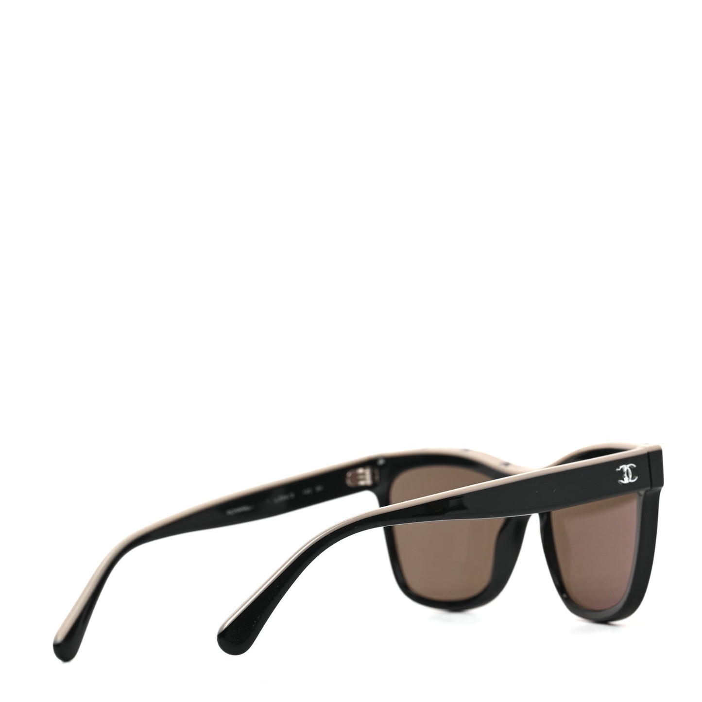 Acetate Logo Shield Sunglasses 5418 Black