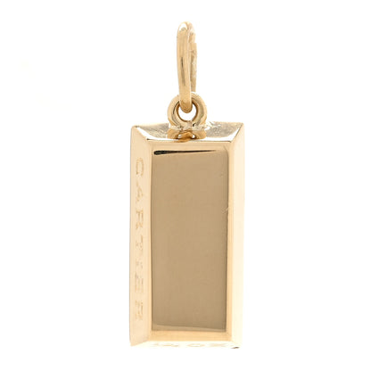 Cartier 18K Yellow Gold Ingot Bar Charm 1 of 3