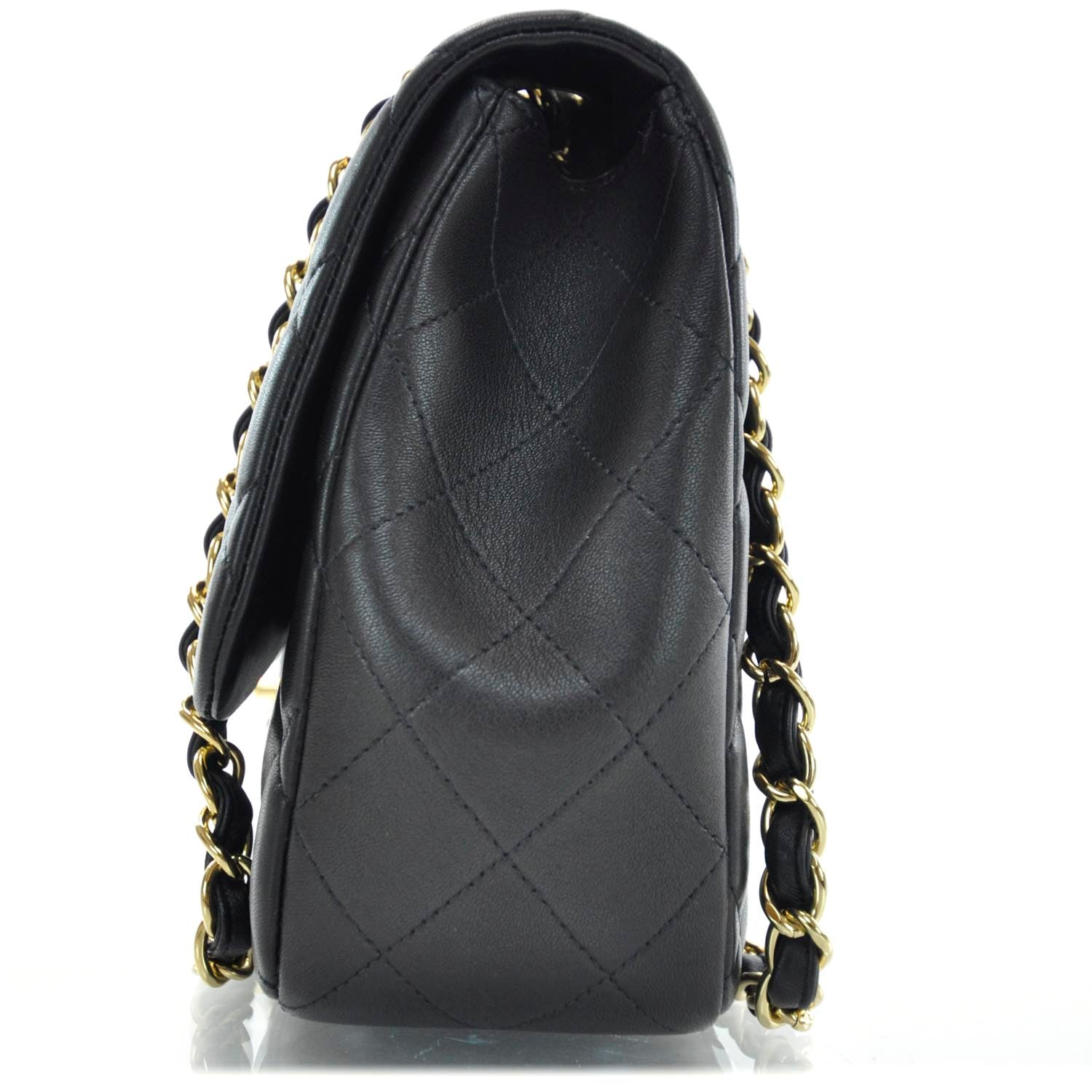Chanel Lambskin Jumbo Single Flap Black 4 of 12