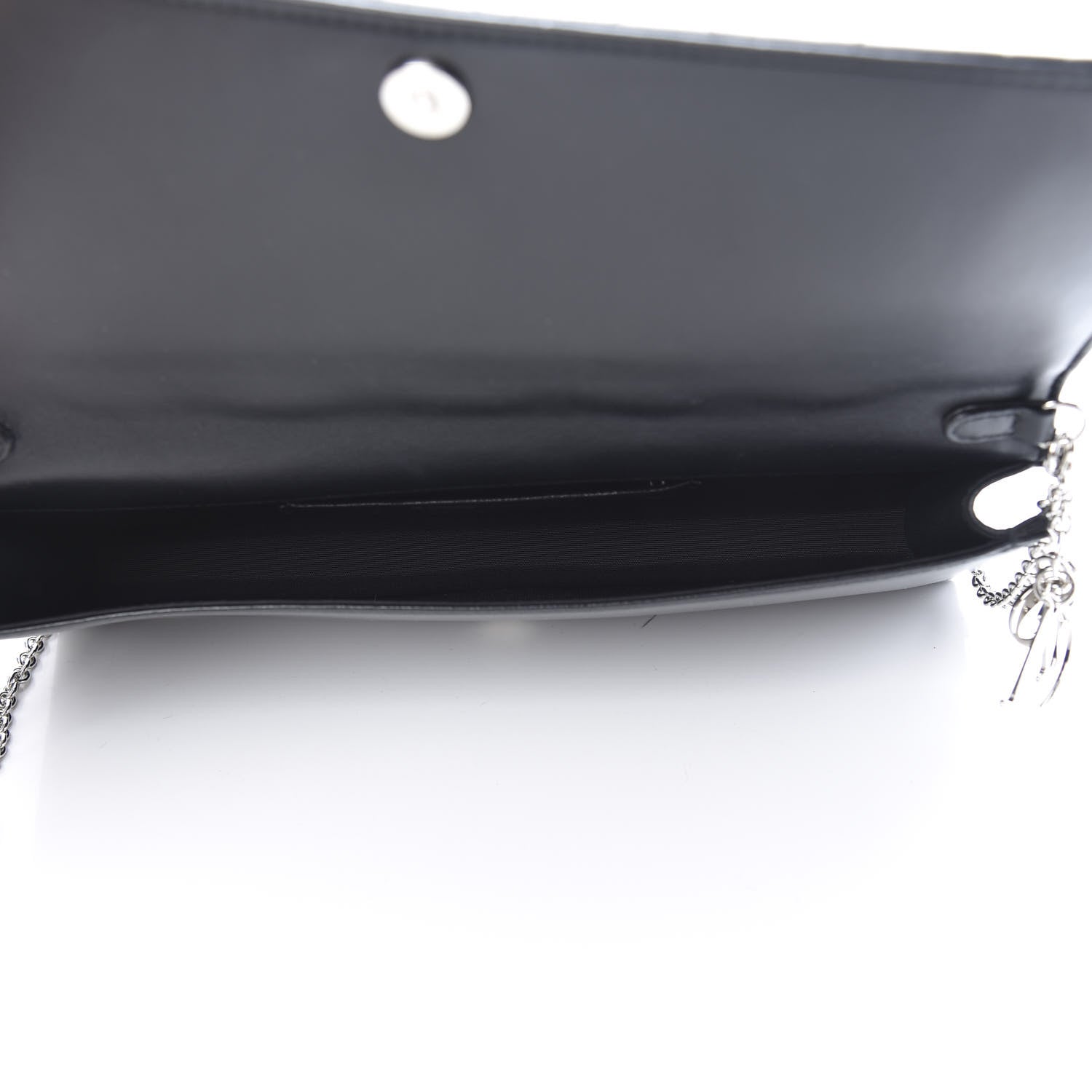Christian Dior Lambskin Cannage Lady Dior Convertible Clutch Black 5 of 10