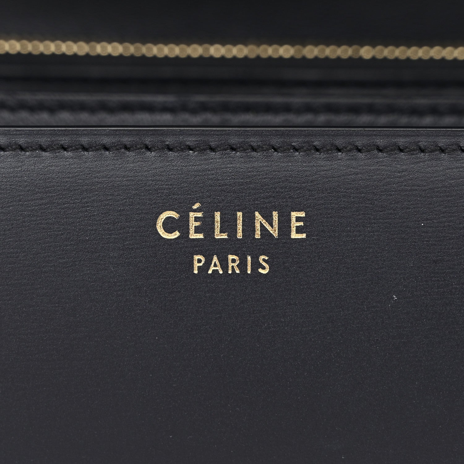 Celine Box Calfskin Medium Classic Box Flap Bag Navy 6 of 12