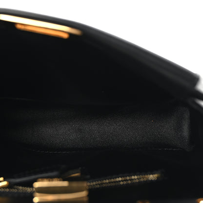 Fendi Nappa Mini Peekaboo Iconic Satchel Black 5 of 9