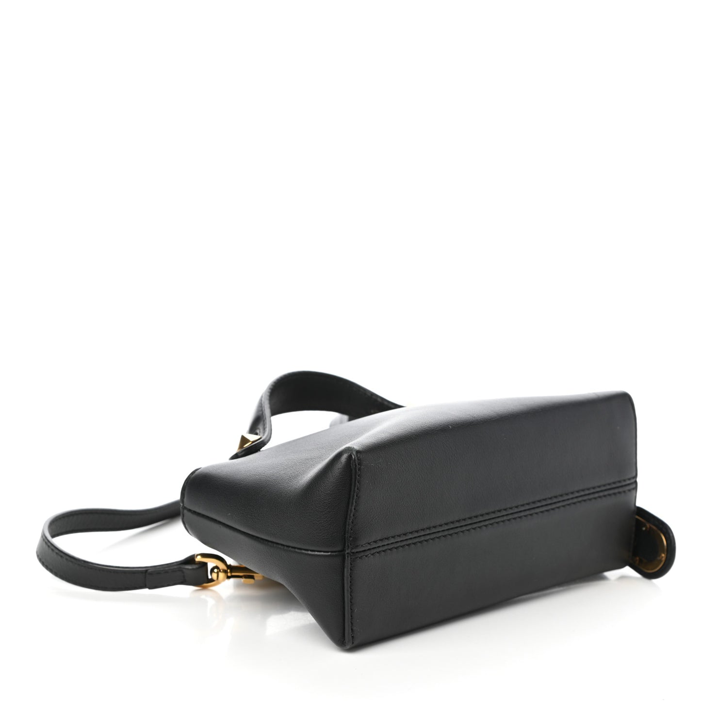Vitello Dolce Chain Tail Gold Edition Mini By The Way Boston Bag Black Vintage Gold