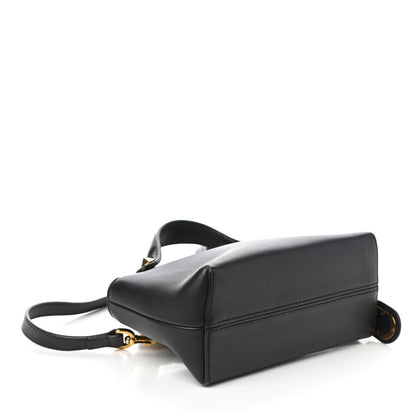 Fendi Vitello Dolce Chain Tail Gold Edition Mini By The Way Boston Bag Black Vintage Gold 4 of 9
