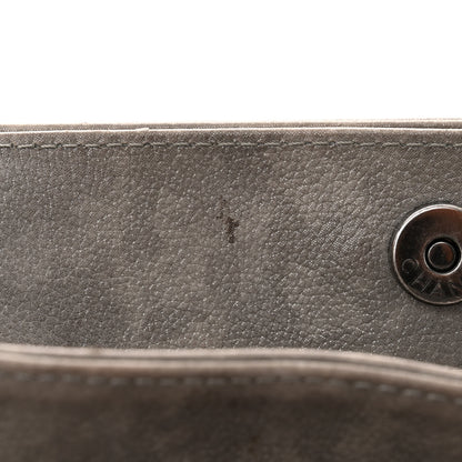 Chanel Iridescent Calfskin CC East West Shopping Tote Light Grey 13 of 14