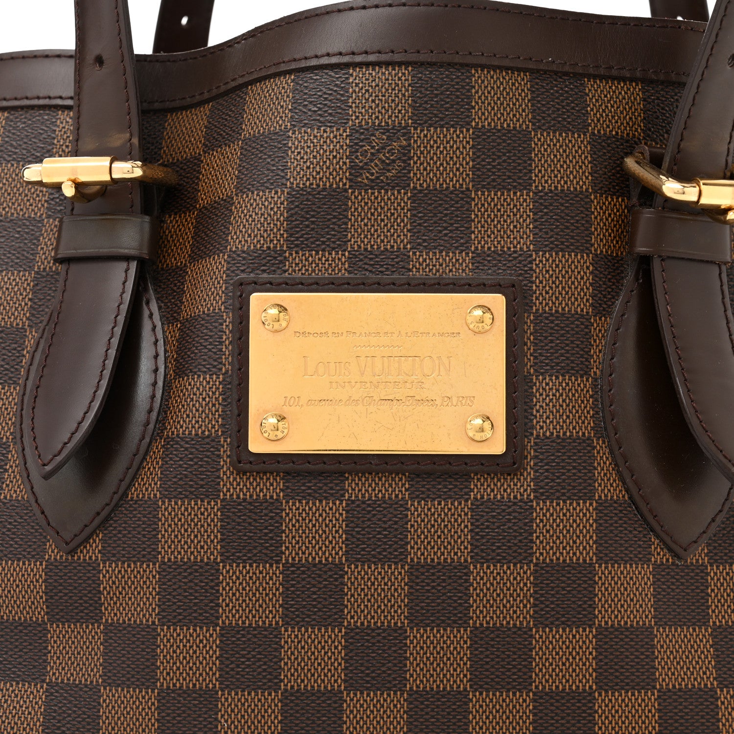 Louis Vuitton Damier Ebene Hampstead MM 7 of 14