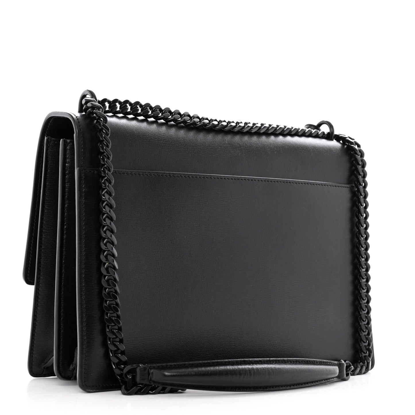 Calfskin Large Monogram Monochrome Sunset Black