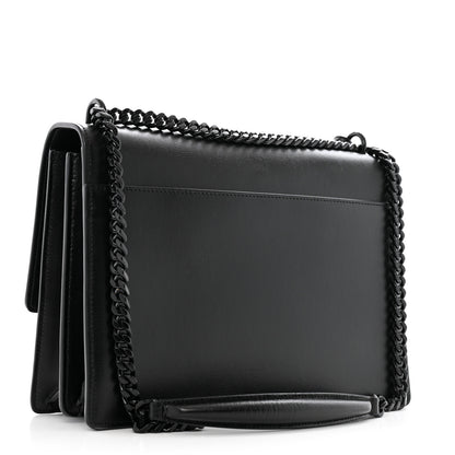 Saint Laurent Calfskin Large Monogram Monochrome Sunset Black 3 of 14