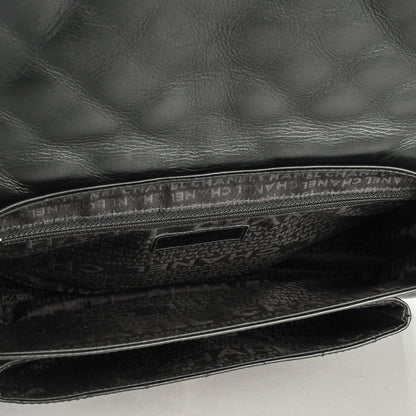 Chanel Lambskin Quilted Accordion Mademoiselle Flap Black 5 of 7