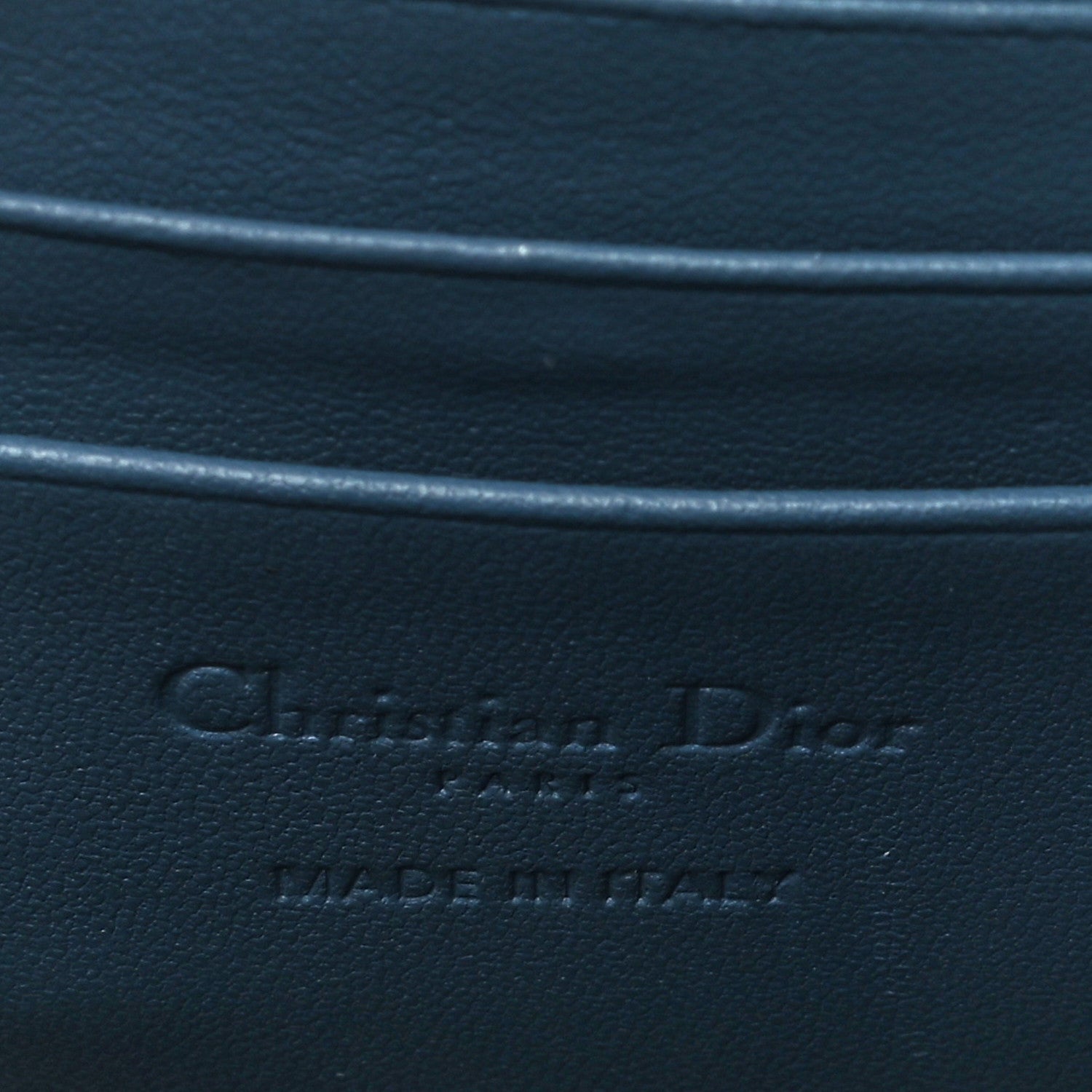 Christian Dior Lambskin Cannage Lady Dior Phone Holder Denim Blue 6 of 10