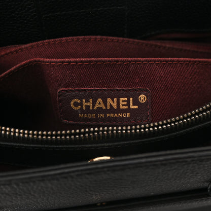 Chanel Grained Calfskin Small Neo Executive Shopper Tote  Black 6 of 11