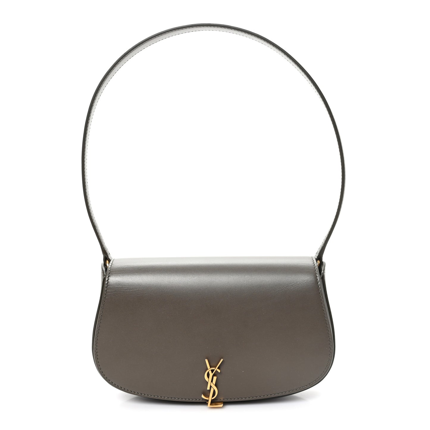 Box Calfskin Mini Voltaire Shoulder Bag Deep Musk