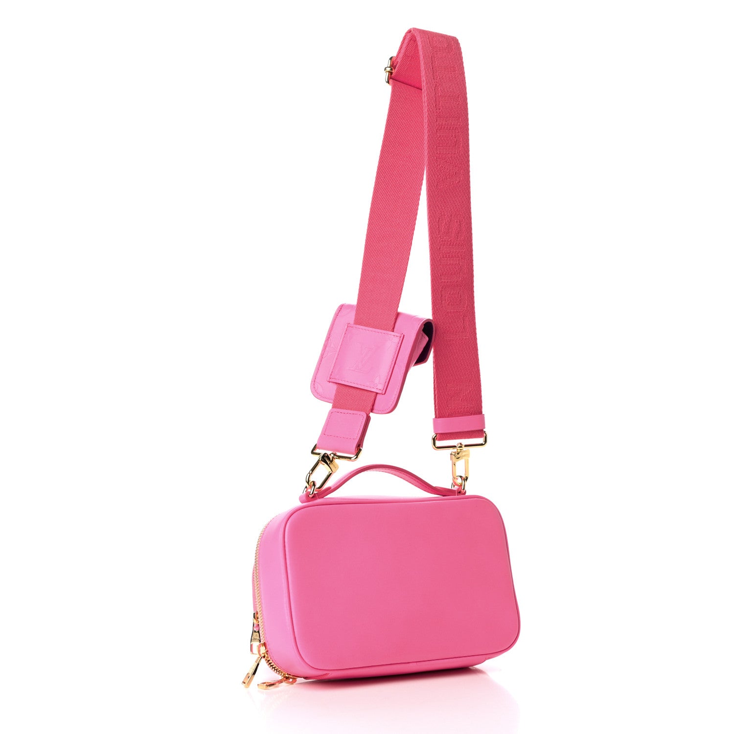 Louis Vuitton Calfskin Embossed Monogram Vuittamins Utility Crossbody Rose Violet 3 of 11