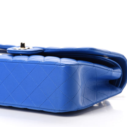 Chanel Lambskin Quilted Medium Double Flap Blue 8 of 11