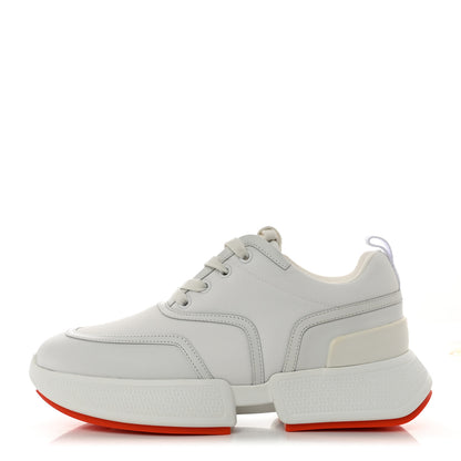 Hermes Mesh Calfskin Womens Giga Sneakers 39 White 1 of 10