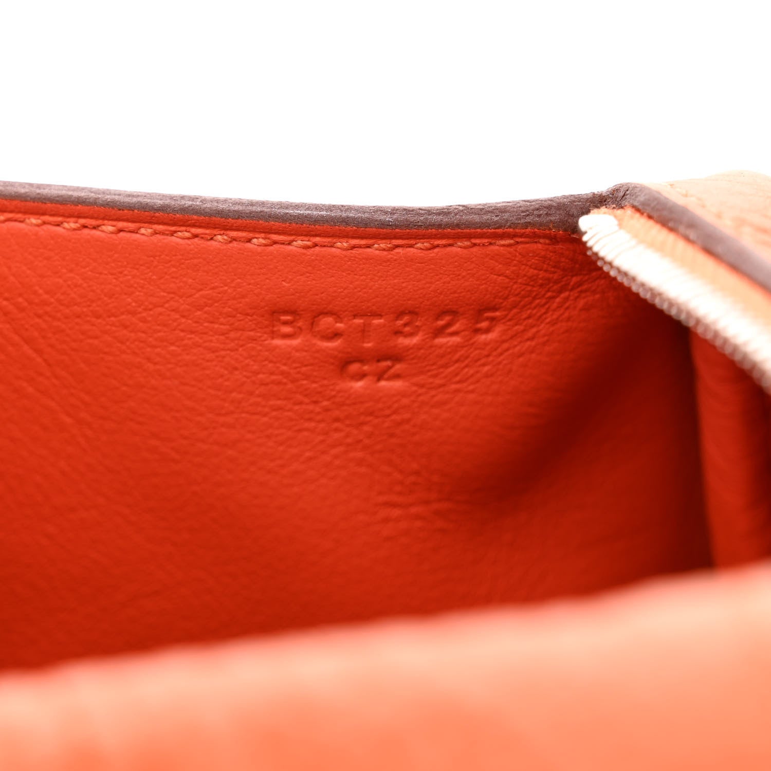 Hermes Taurillon Clemence Mini Lindy 20 Feu 7 of 11