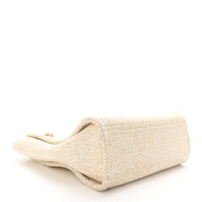 Chanel Lurex Boucle Mini Deauville Tote White 4 of 10