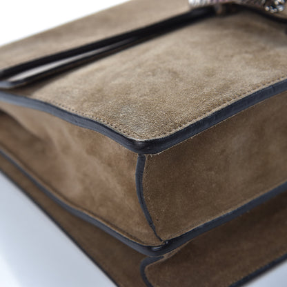Gucci Suede Medium Dionysus Shoulder Bag Taupe 8 of 10