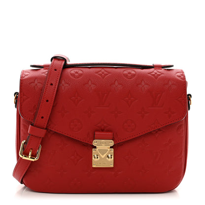 Louis Vuitton Empreinte Pochette Metis Cherry 1 of 9