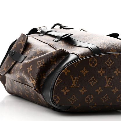 Louis Vuitton Monogram Macassar Christopher PM Backpack 8 of 9