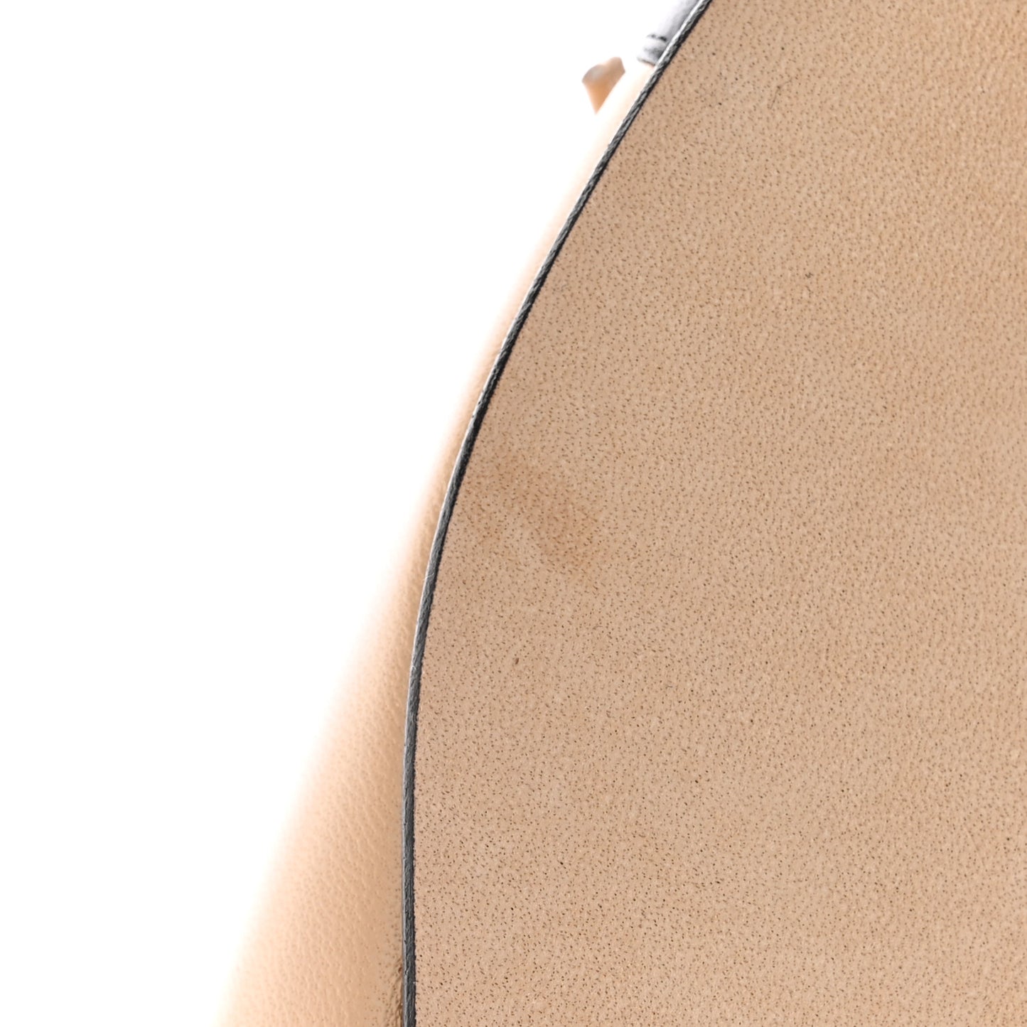 Lambskin Cap Toe CC Ballerina Flats 38 Beige Black