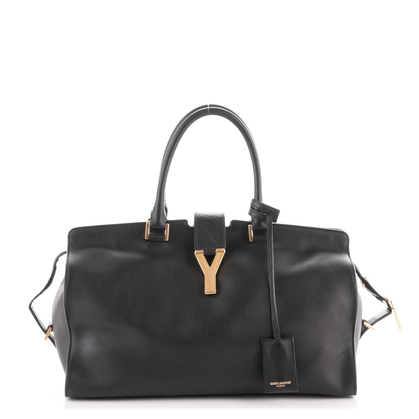 Calfskin Medium Classic Y Cabas Black
