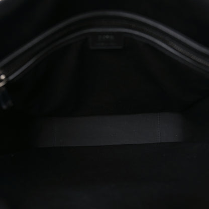 Christian Dior Oblique Saddle Tote Beige Black 5 of 10