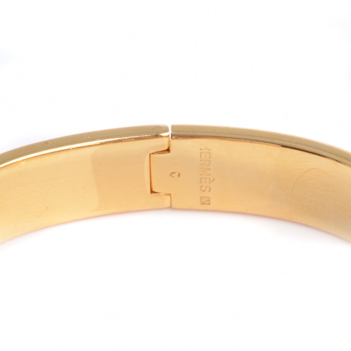 Enamel Narrow Clic Clac Star Moon Bracelet Orange