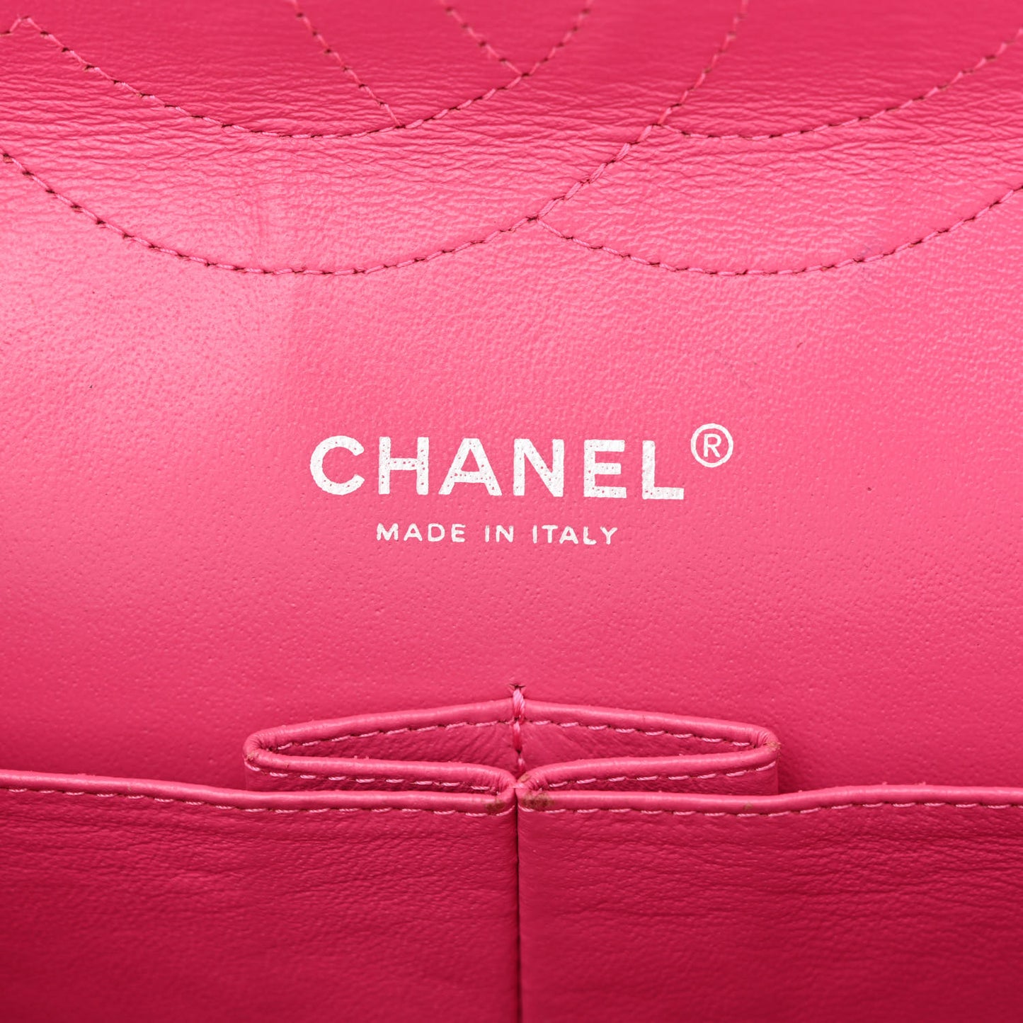 Patent Quilted Jumbo Double Flap Pink
