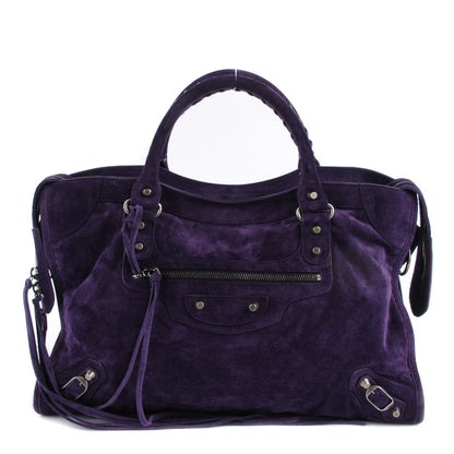 Balenciaga Baby Daim Suede City Purple 1 of 15