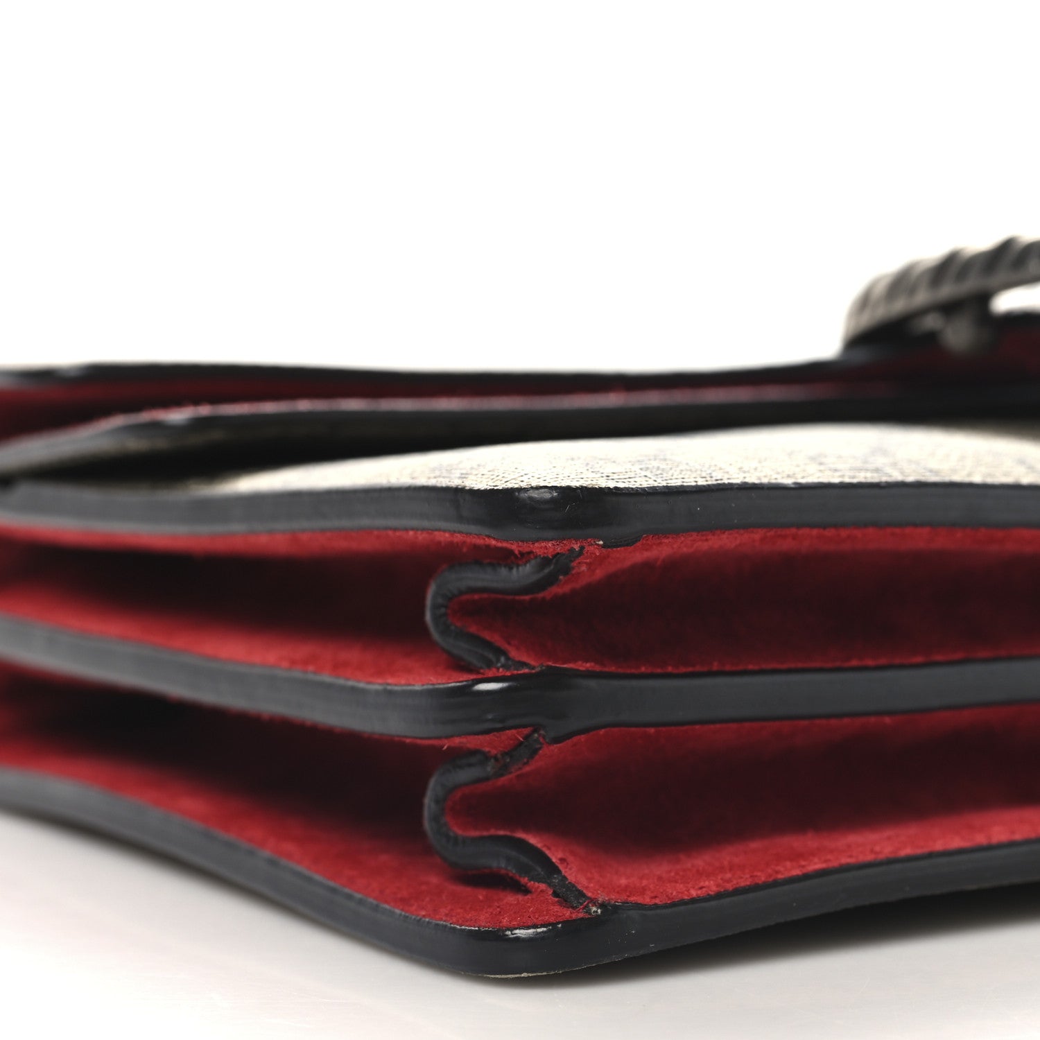 Gucci GG Supreme Monogram Small Dionysus Shoulder Bag Red 9 of 10