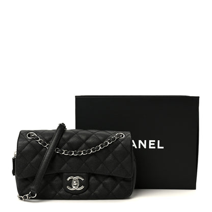 Chanel Caviar Quilted Medium Easy Flap Black 11 of 11