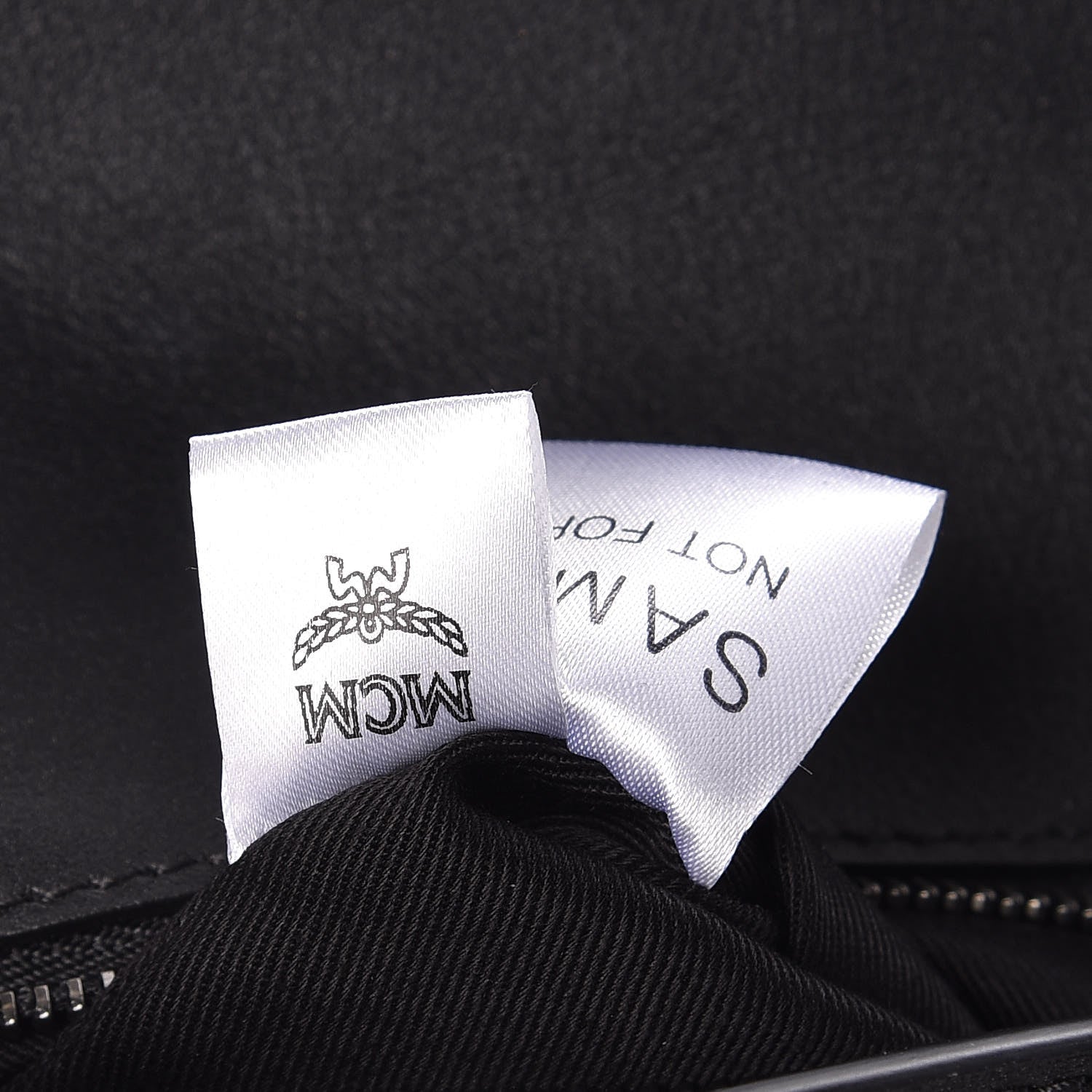 MCM Visetos Diamond Flap Crossbody Black 9 of 11