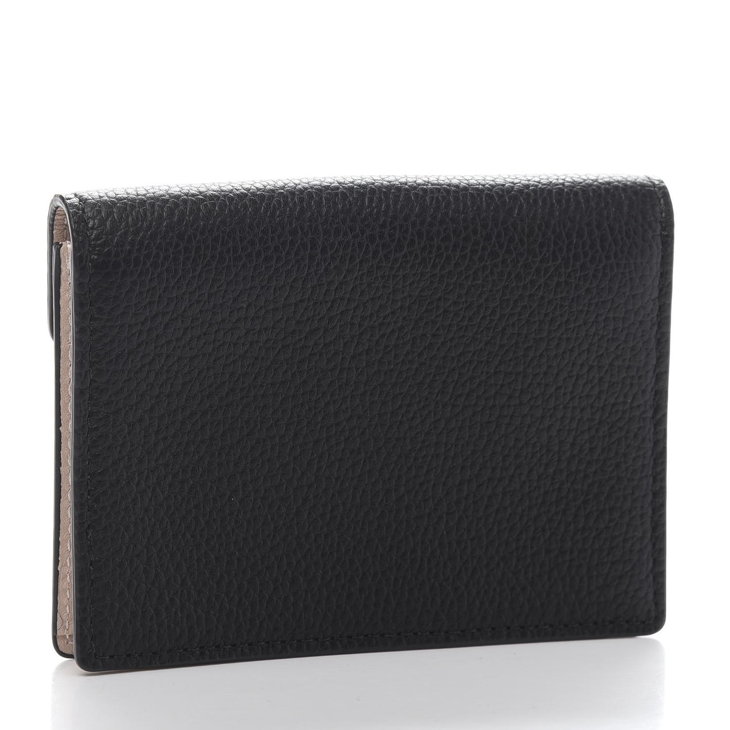 Visetos Mini Love Letter Flap Wallet Cognac Black White