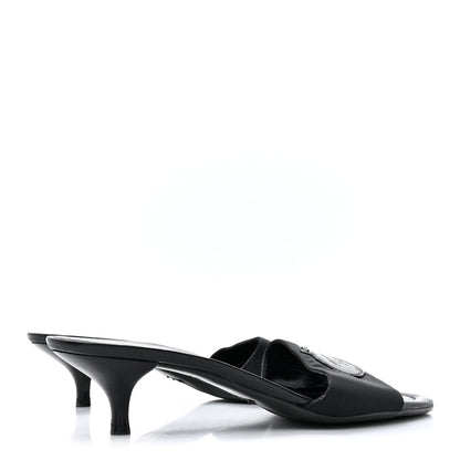 Prada Nylon Logo Slide Sandals 38 Black 4 of 8