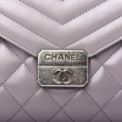 Chanel Calfskin Quilted Mad About Quilting Medium Flap Light Purple 10 of 10