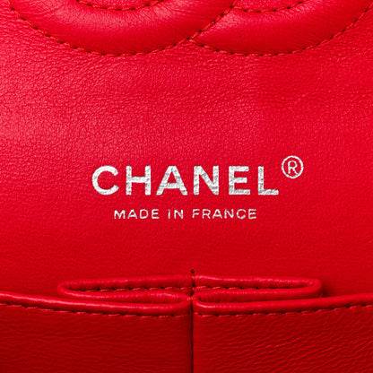 Chanel Tweed Quilted Medium Double Flap Pink 6 of 11