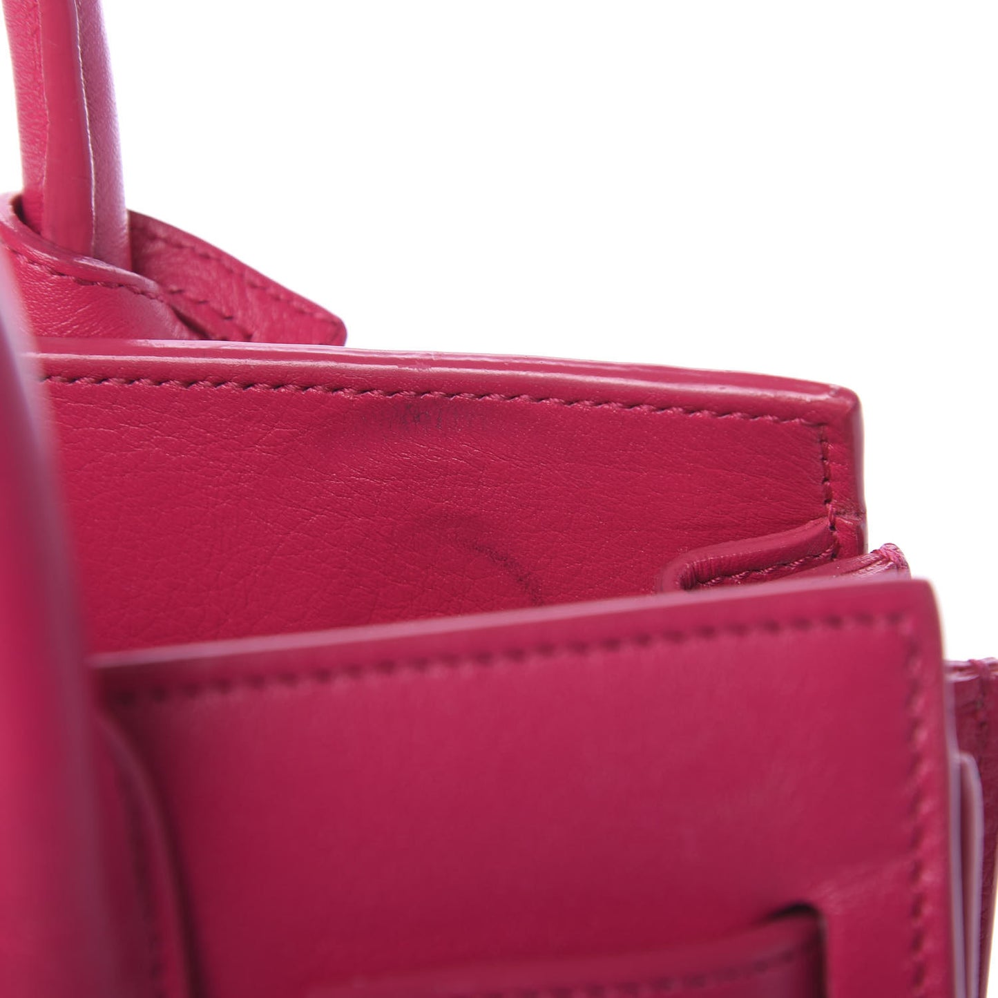 Calfskin Nano Sac De Jour Bubblegum