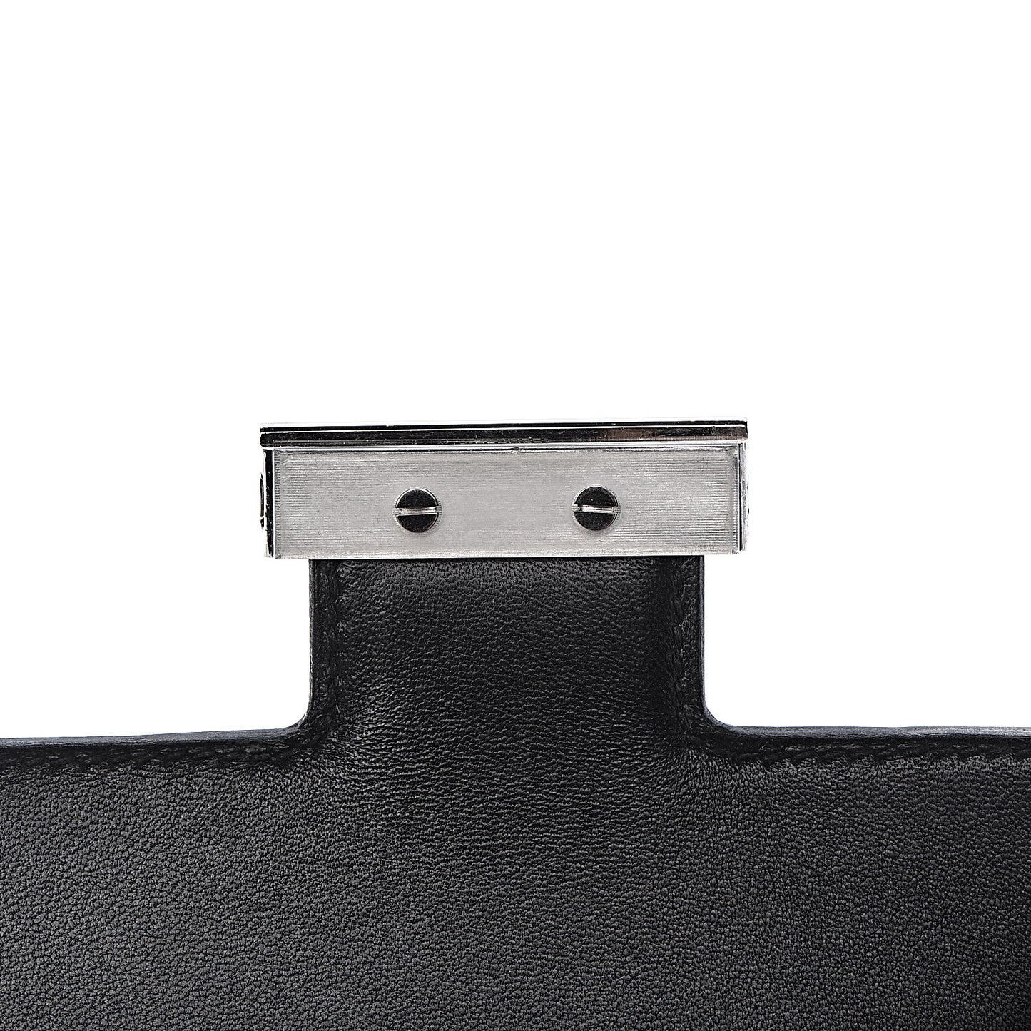 Epsom Enamel Constance 24 Black Bleu Saint Cyr