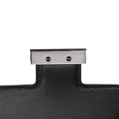Hermes Epsom Enamel Constance 24 Black Bleu Saint Cyr 23 of 27