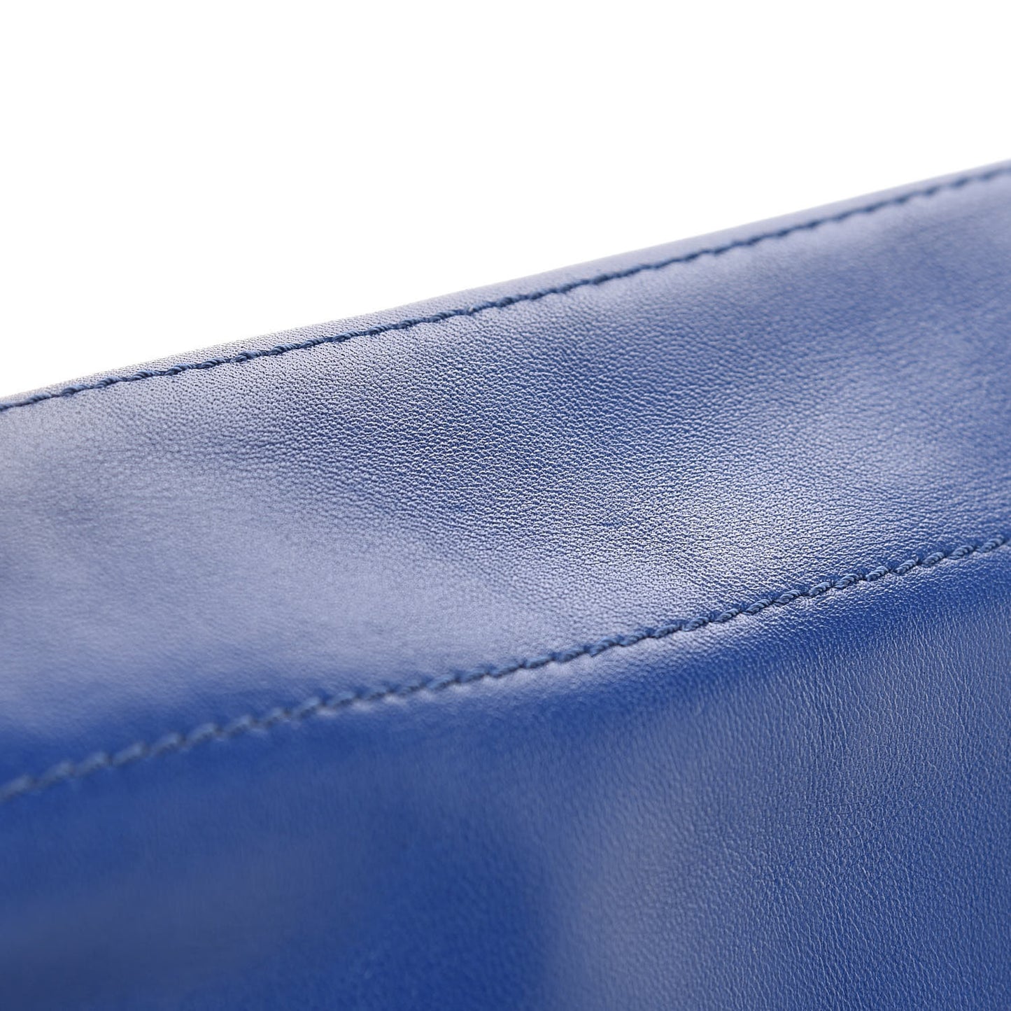Calfskin Double Sided PS Courier Bag Royal Blue Veruca Salt