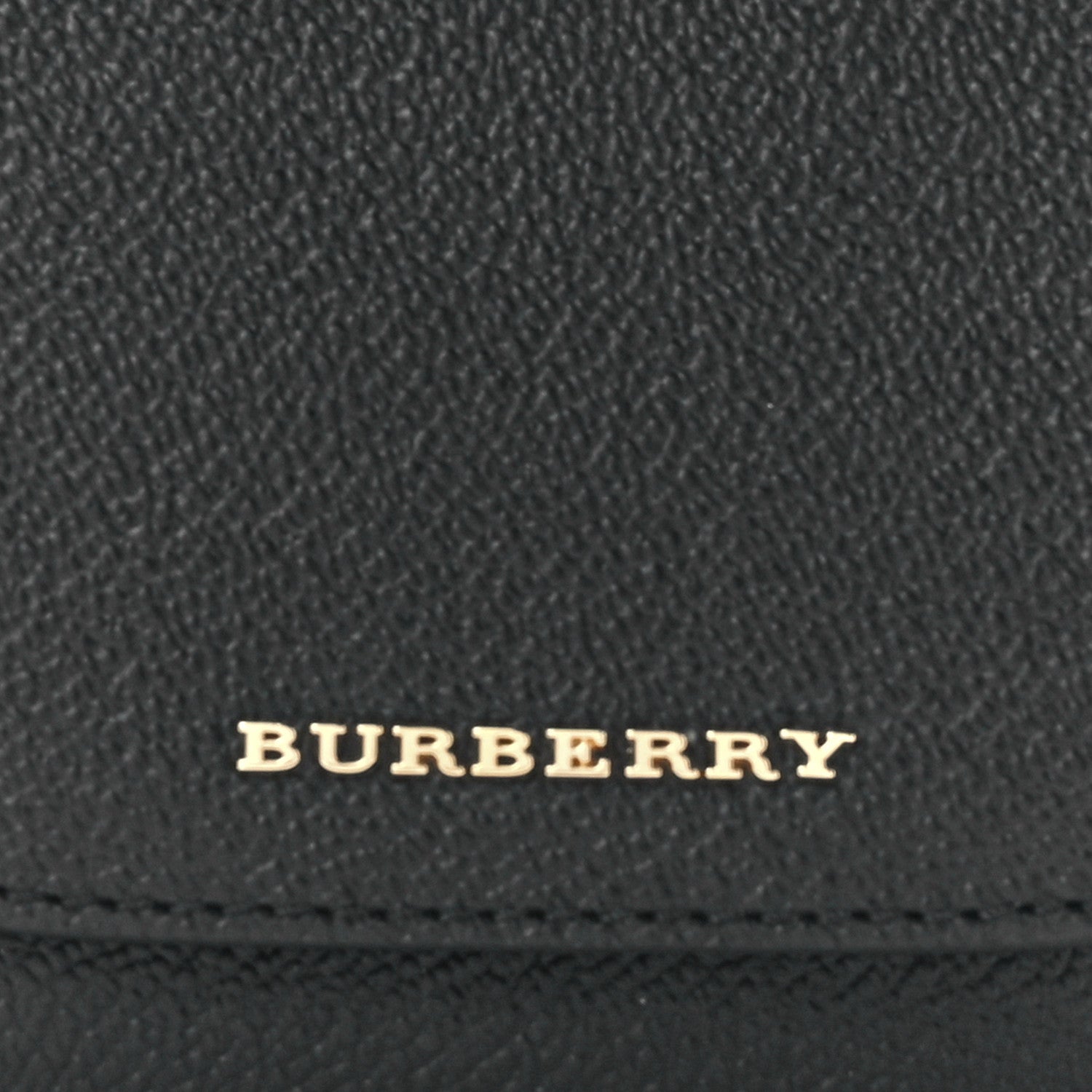 Burberry Soft Grain Calfskin Haymarket Check Mayfield Card Case Black 4 of 12