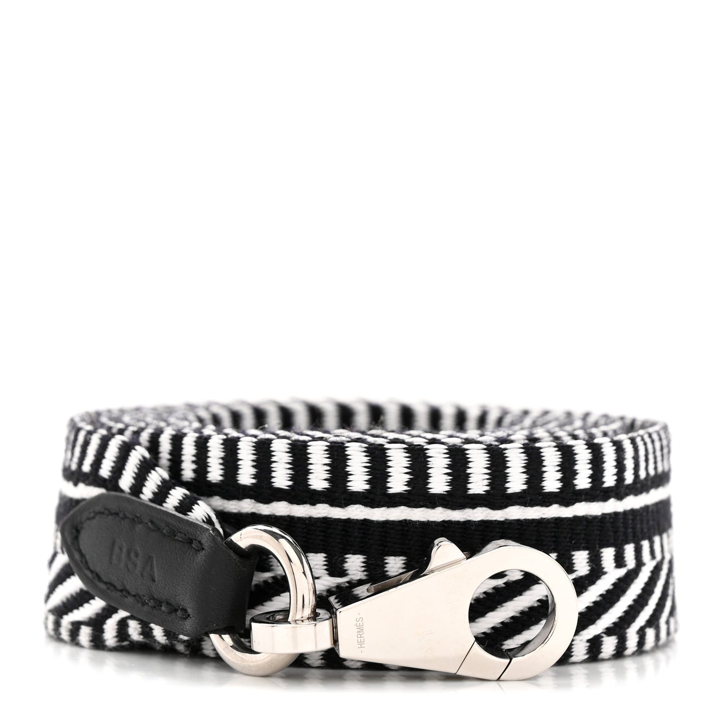 Toile Swift 25mm Sangle Cavale Shoulder Strap Black Ecru