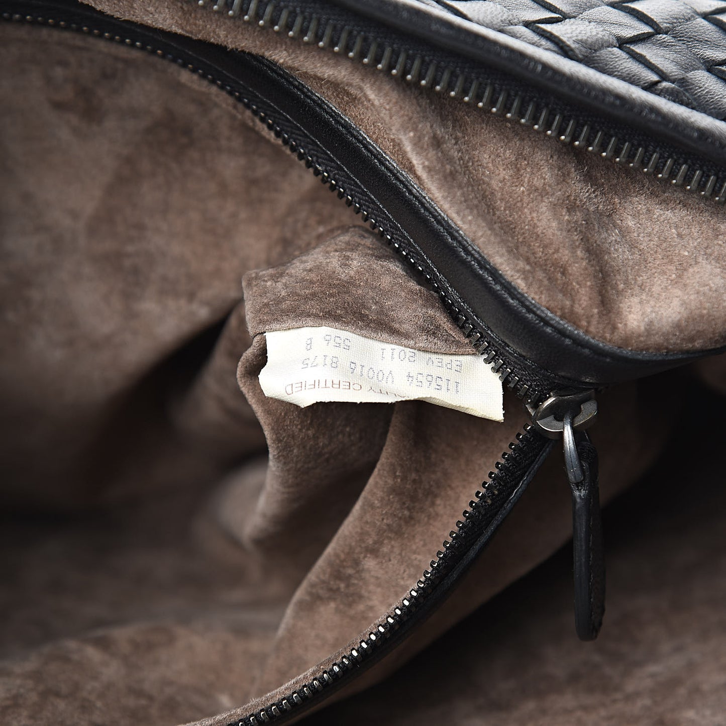 Nappa Intrecciato Large Veneta Hobo Black