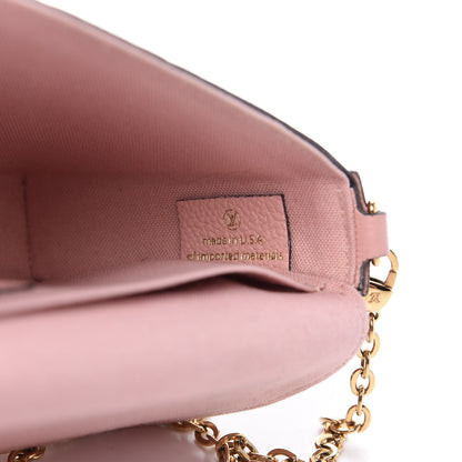 Louis Vuitton Empreinte Pochette Felicie Chain Wallet Rose Poudre 9 of 10
