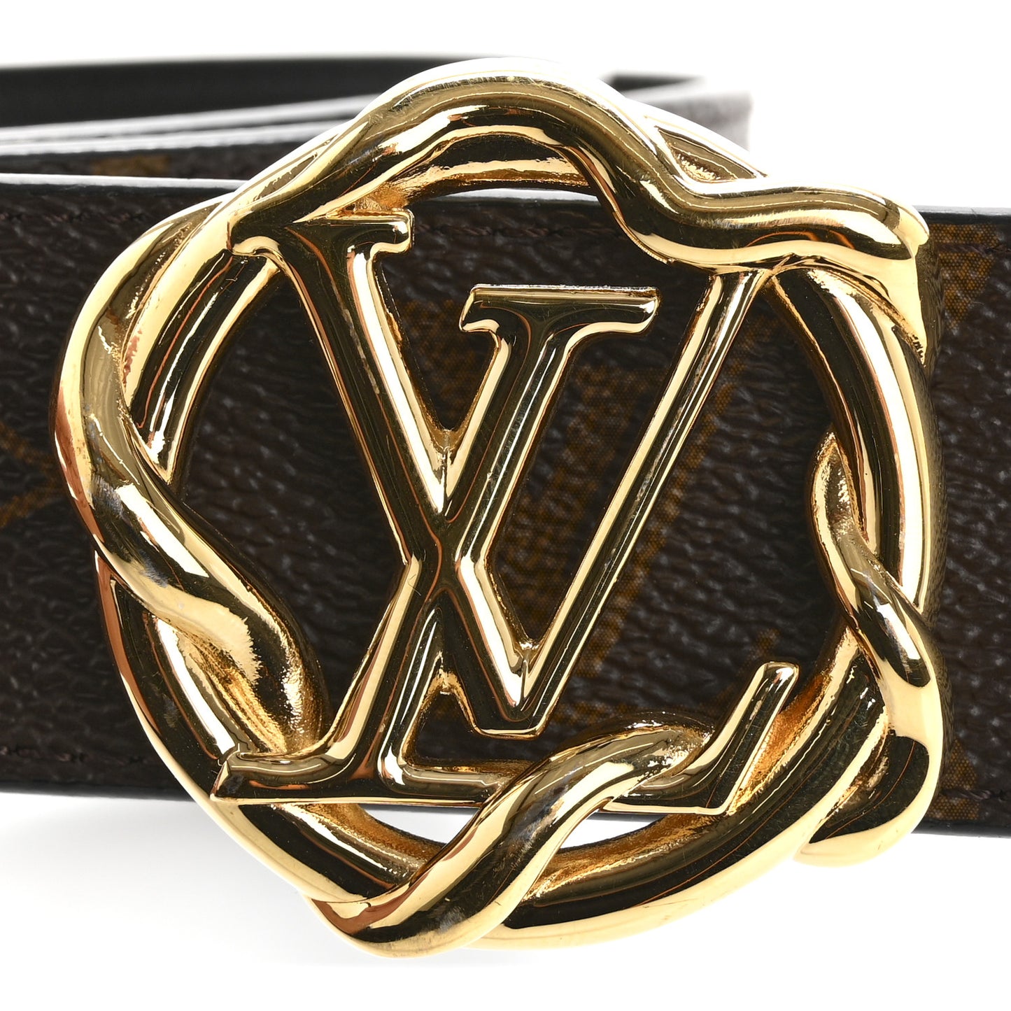 Monogram 35mm Garden Louise Reversible Belt 85 34