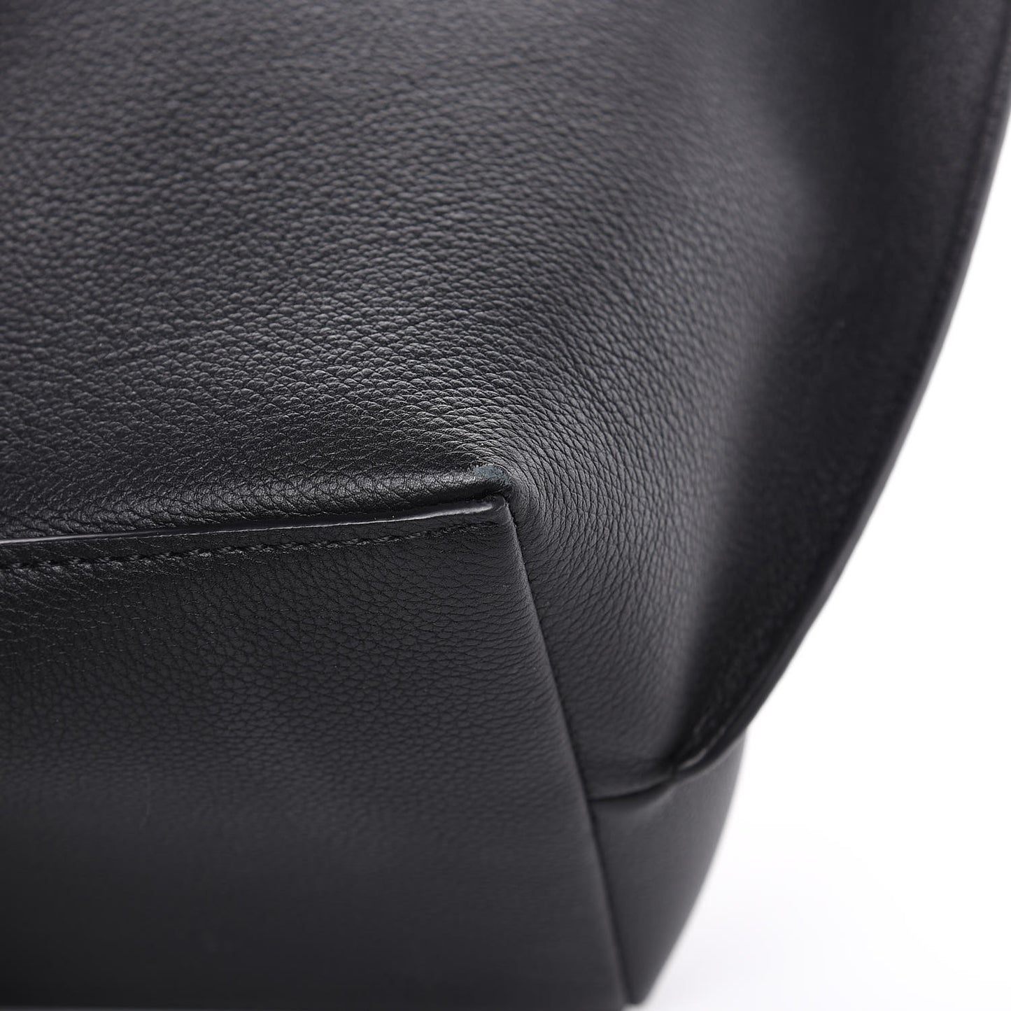 Calfskin Lockme Go Tote Black