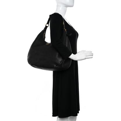 Prada Vitello Daino Hobo Black 3 of 16